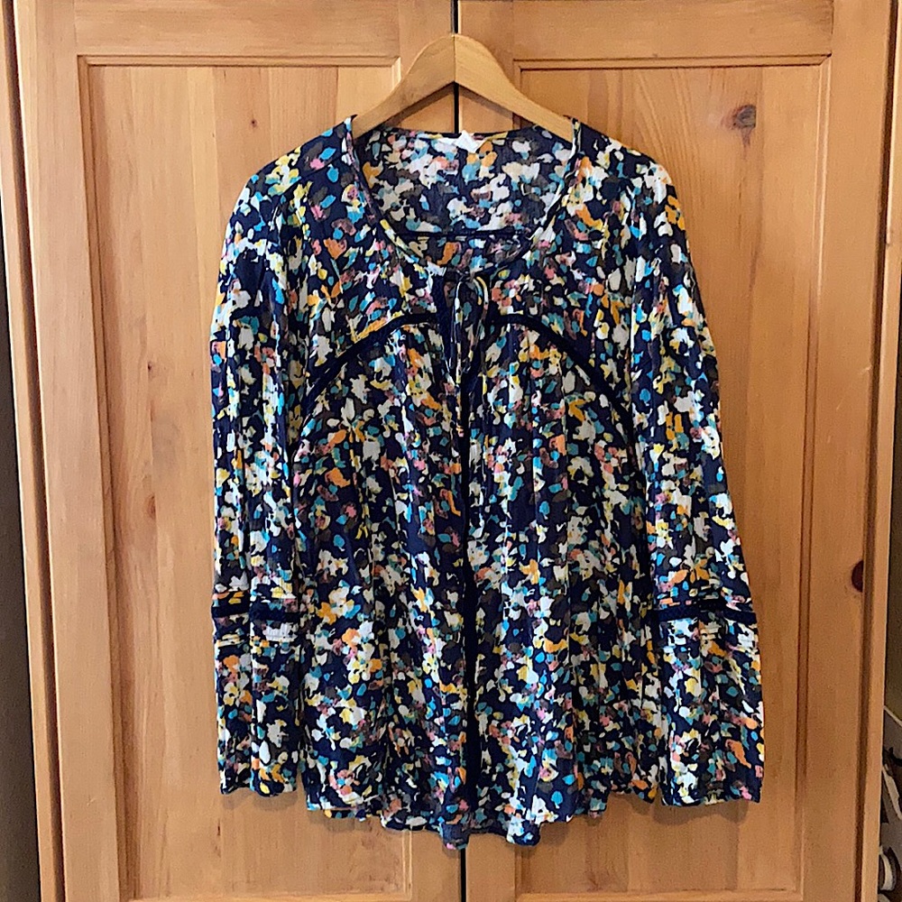 Caslon Colorful Boho Top XXL